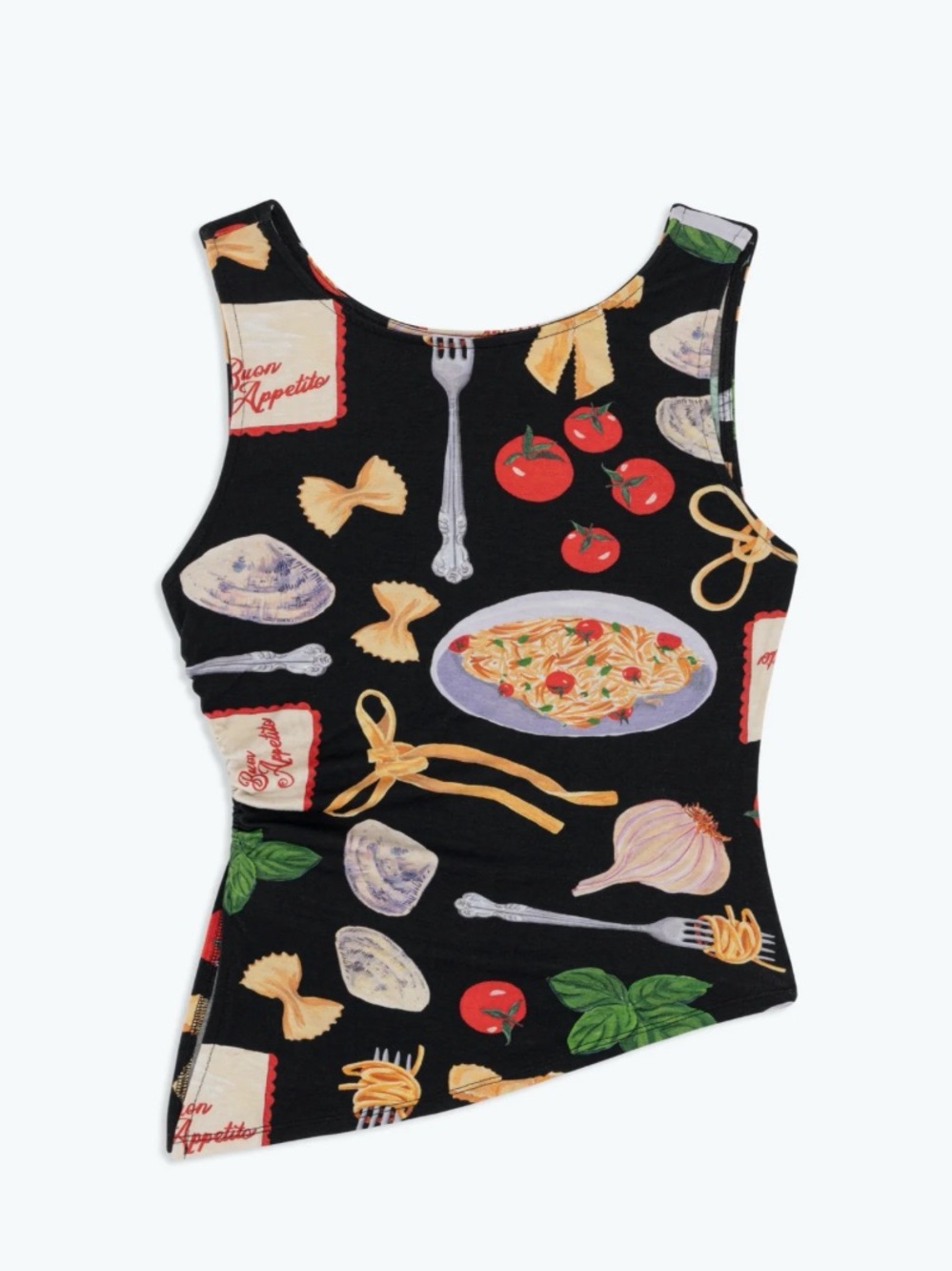 Erin Tank LISA SAYS GAH - Buon Appetito Black L - Picture 1 of 12
